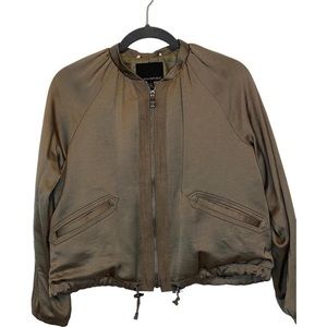 Banana republic Satin Bomber jacket